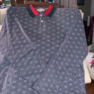 Gucci long sleeve collar